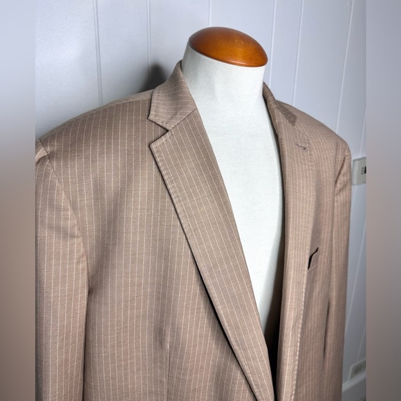 Murano Zac Tan Striped SUIT - Ultimate Modern Comfort - Picture 5 of 12